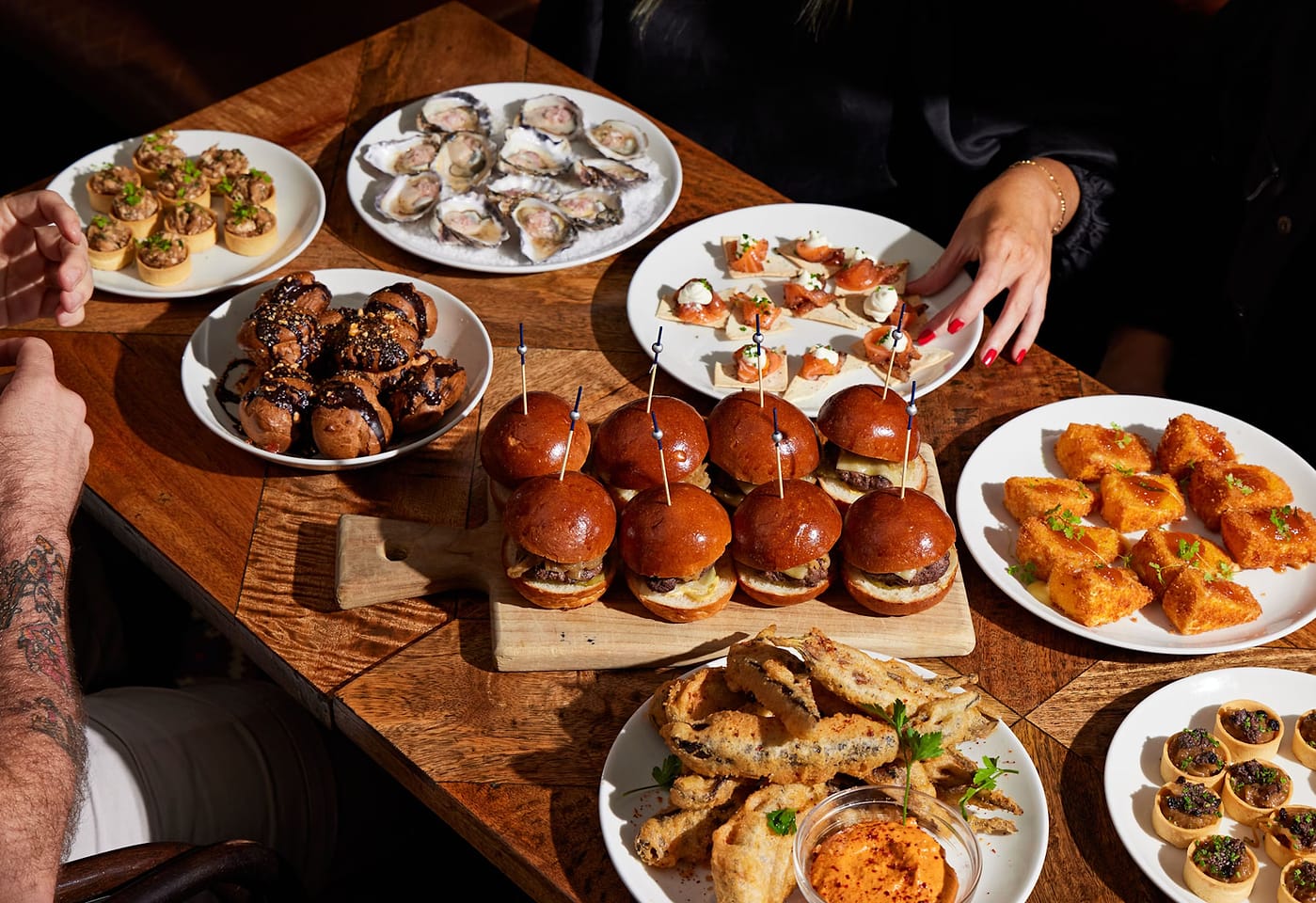 The Clock | View of Canape Selection | Venue Hire Sydney | 3