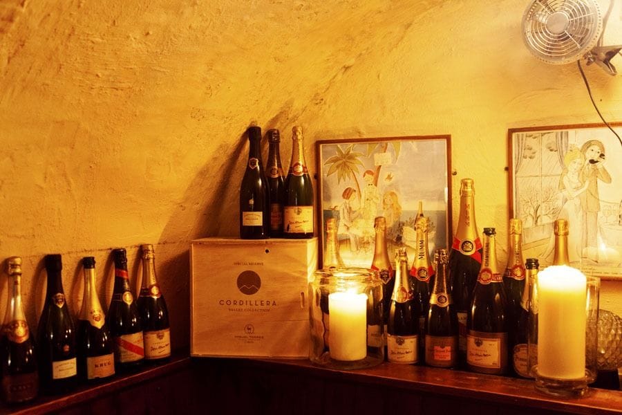 interior at cork and bottle leicester square london bar