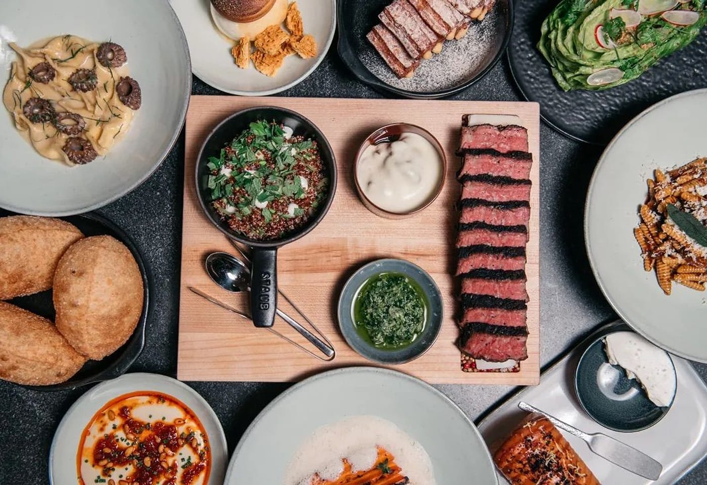 Head down to FiDi for dinner and drinks with the boys: Crown Shy and Overstory image 2
