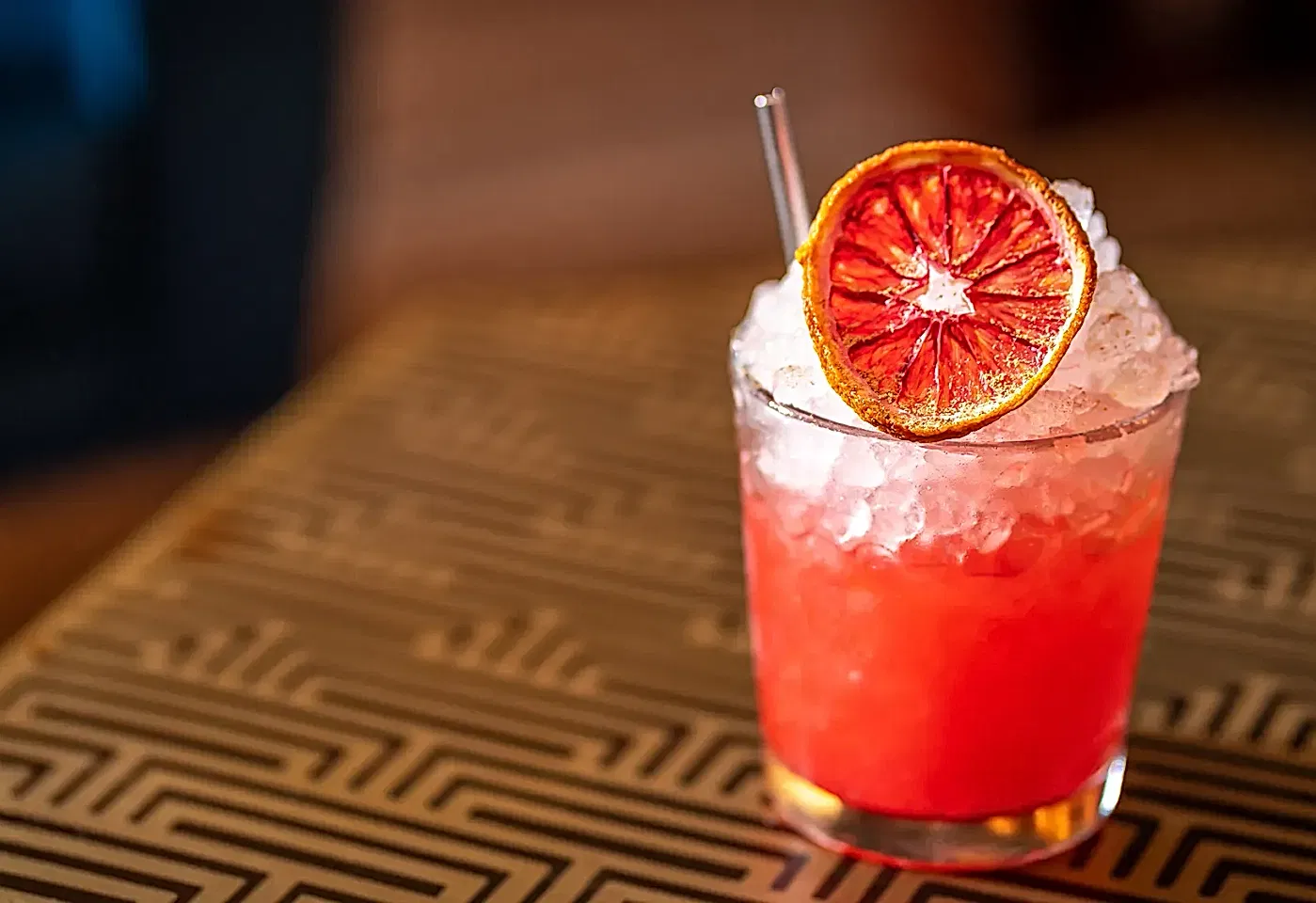 A drink at Dear Irving on Hudson, a bar for celebrating 21st birthdays in New York.