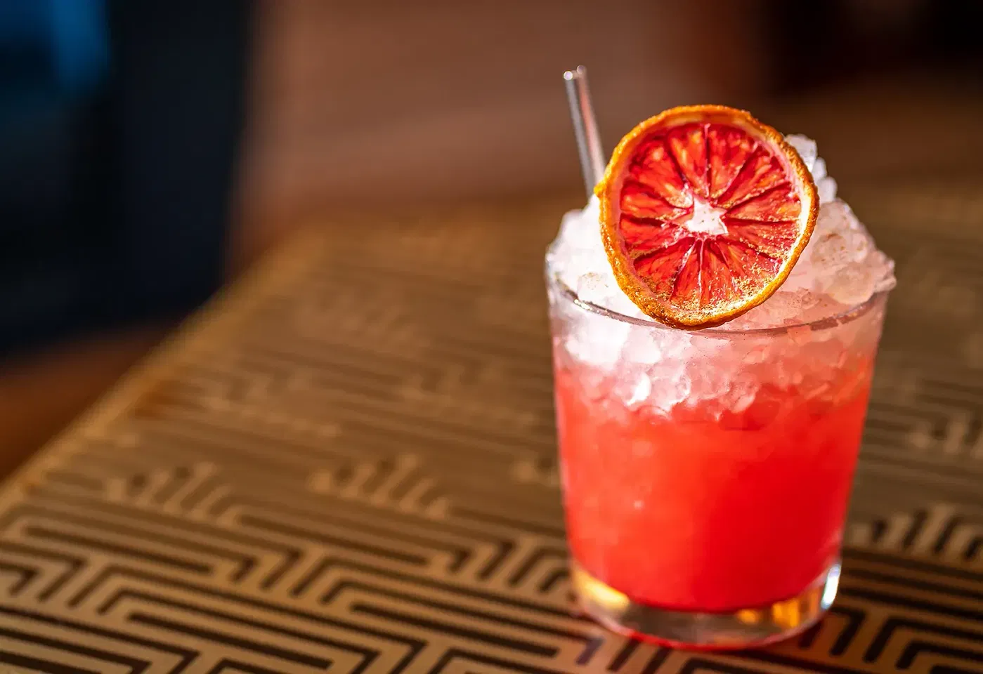 A drink at Dear Irving on Hudson, a bar for celebrating 21st birthdays in New York.