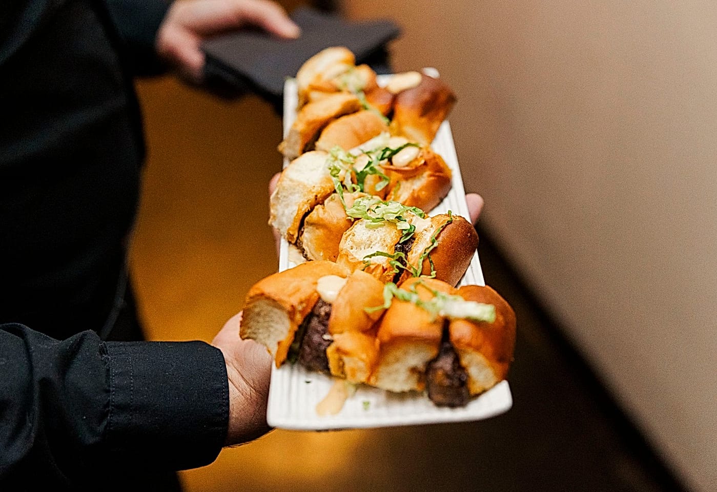 A menu offering at Deity Events, a bar/bat mitzvah venue in NYC.