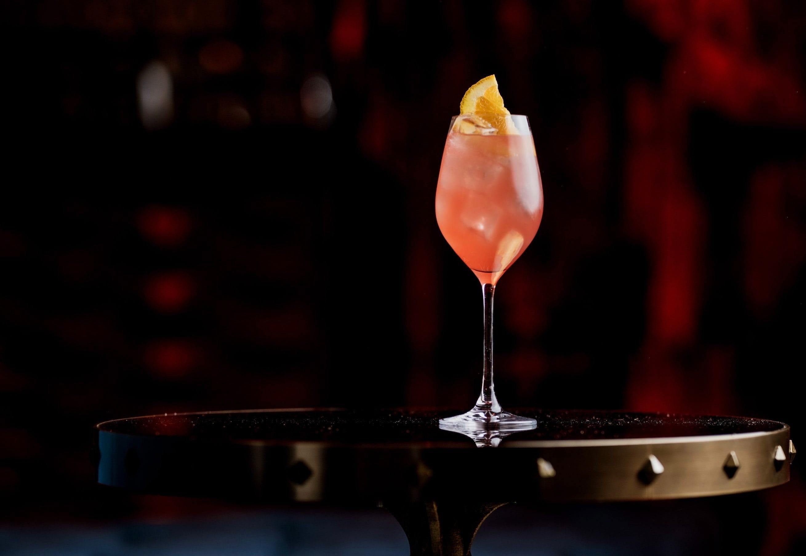 cocktail at dial8 at 13 at chateau denmark in soho london