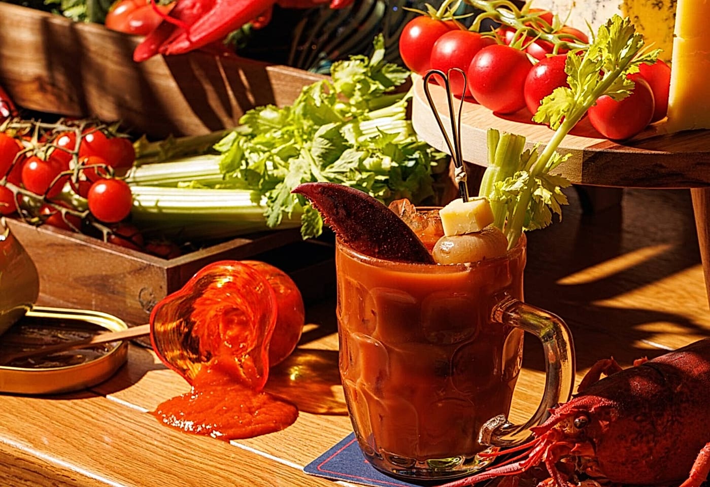 bloody mary at the double standard bar in kings cross london