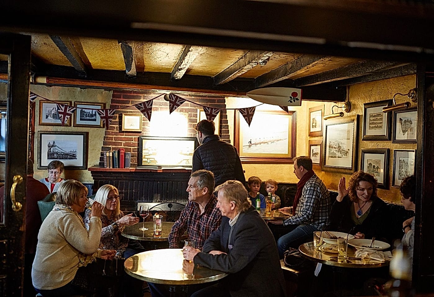 people at the dove hammersmith london bar