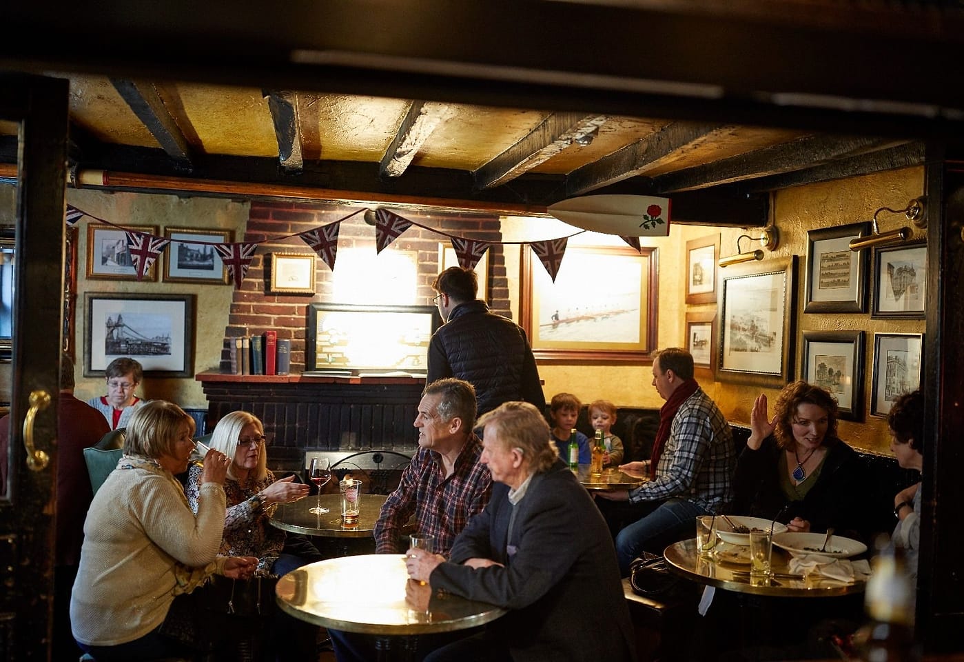 people at the dove hammersmith london bar