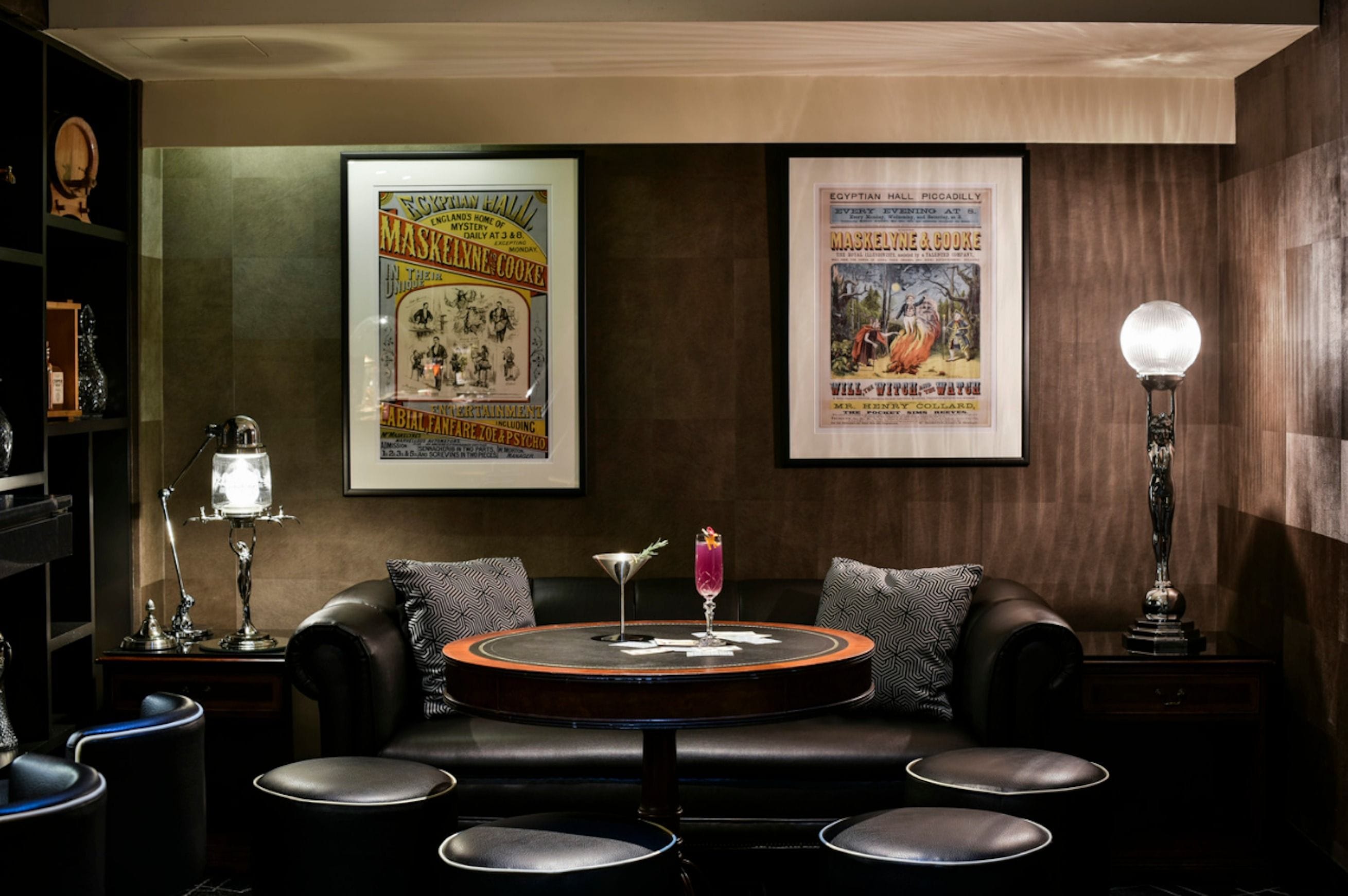 interior of the dilly green park cocktail bar