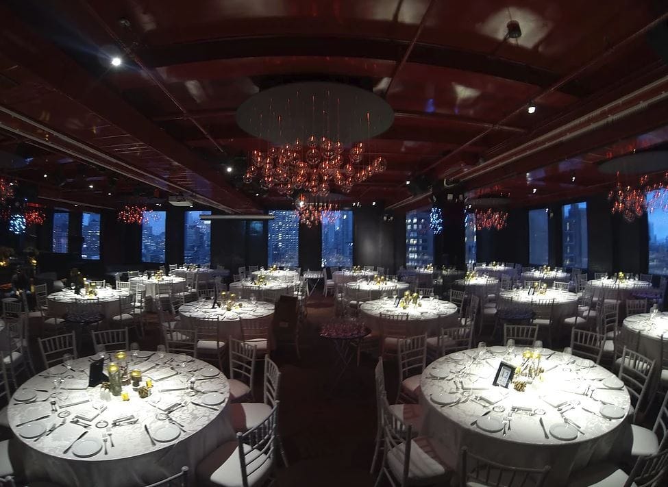 A luxury banquet hall with panoramic views: Empire Penthouse at 230 Fifth  image 2
