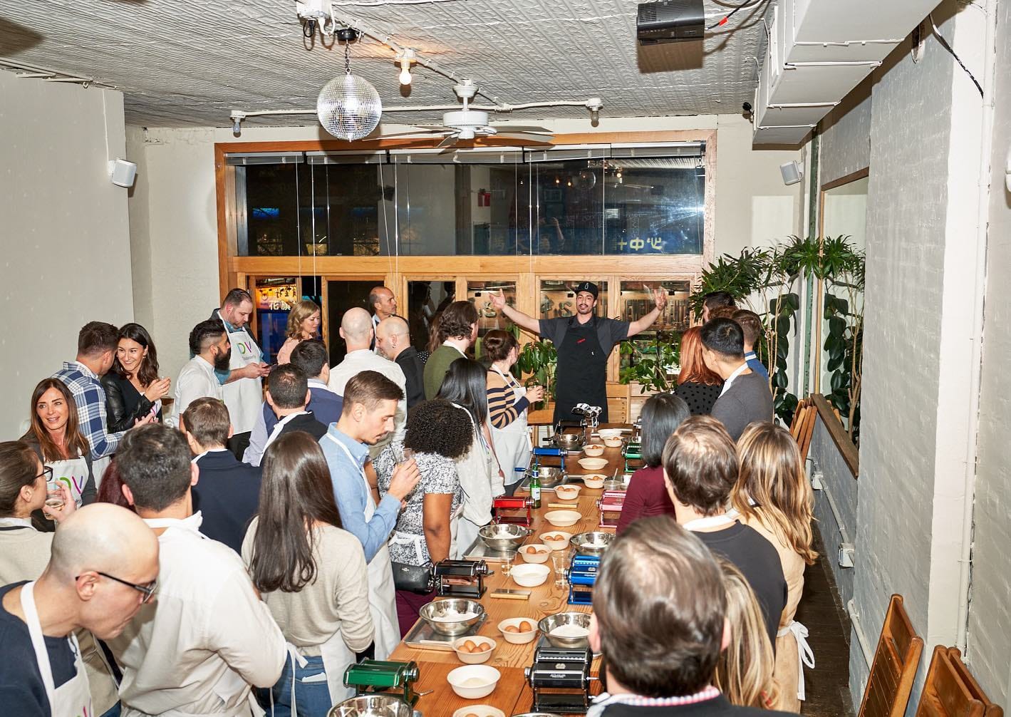 Prepare pasta with your peers at this unique corporate venue: Evento 1