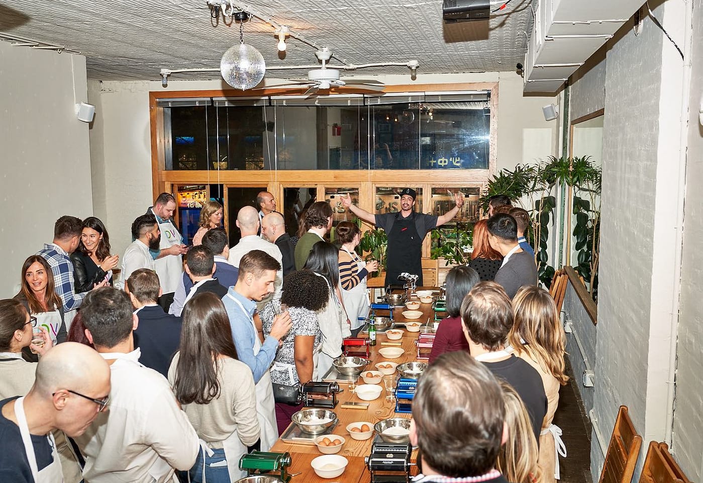 Prepare pasta with your peers at this unique corporate venue: Evento 1