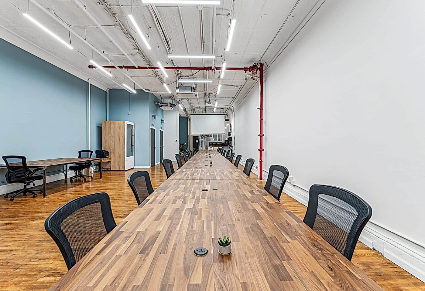 The main event space at The Farm SoHo, a bar/bat mitzvah venue in NYC.