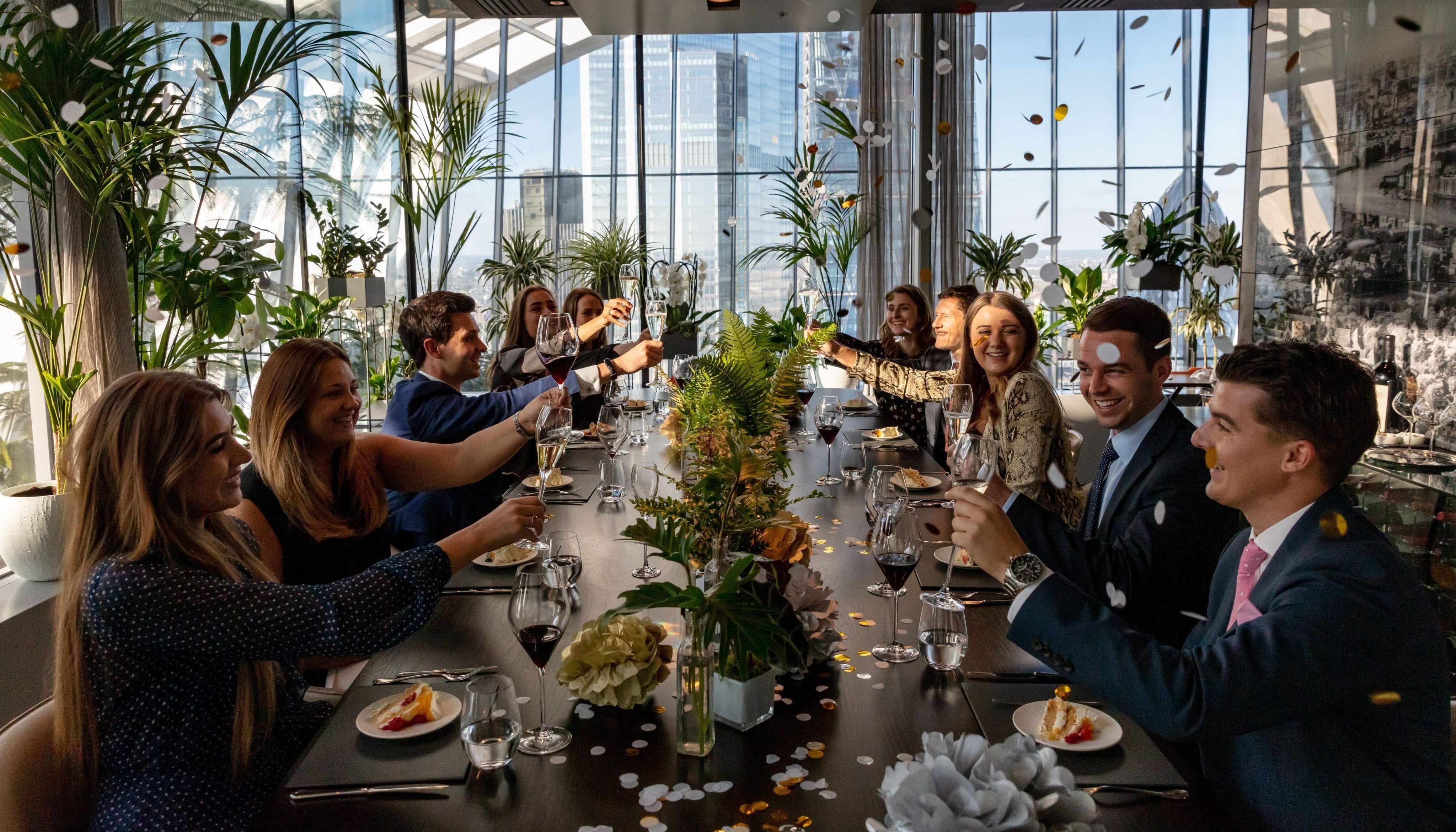 fenchurch sky garden london christmas dinner venues 2