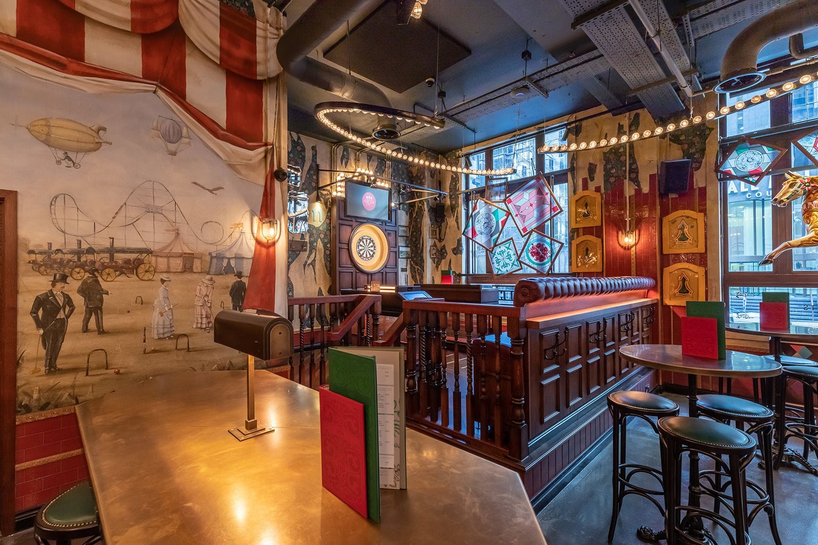 The best Christmas party venue for something a little different: The Old Fayre, Flight Club Manchester  image 3