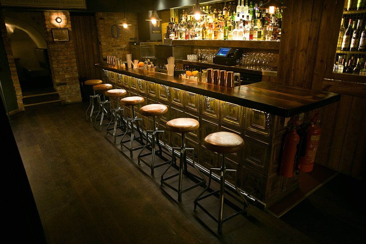 interior of the found the bar in old street in london