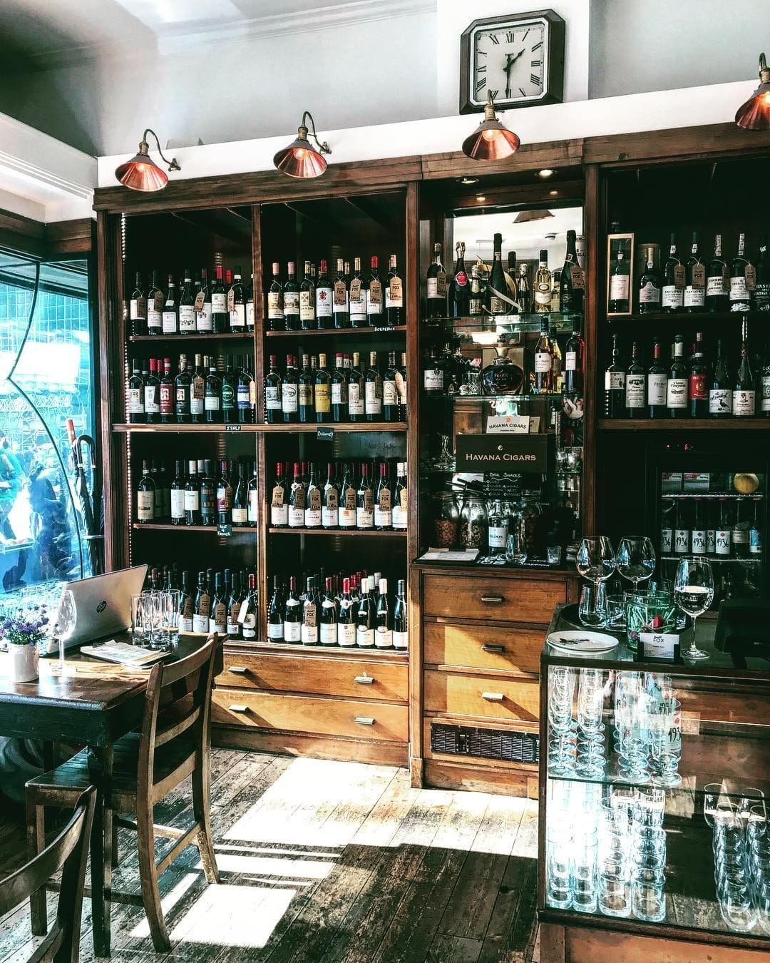 shop of fox fine wine and spirits barbican bar london