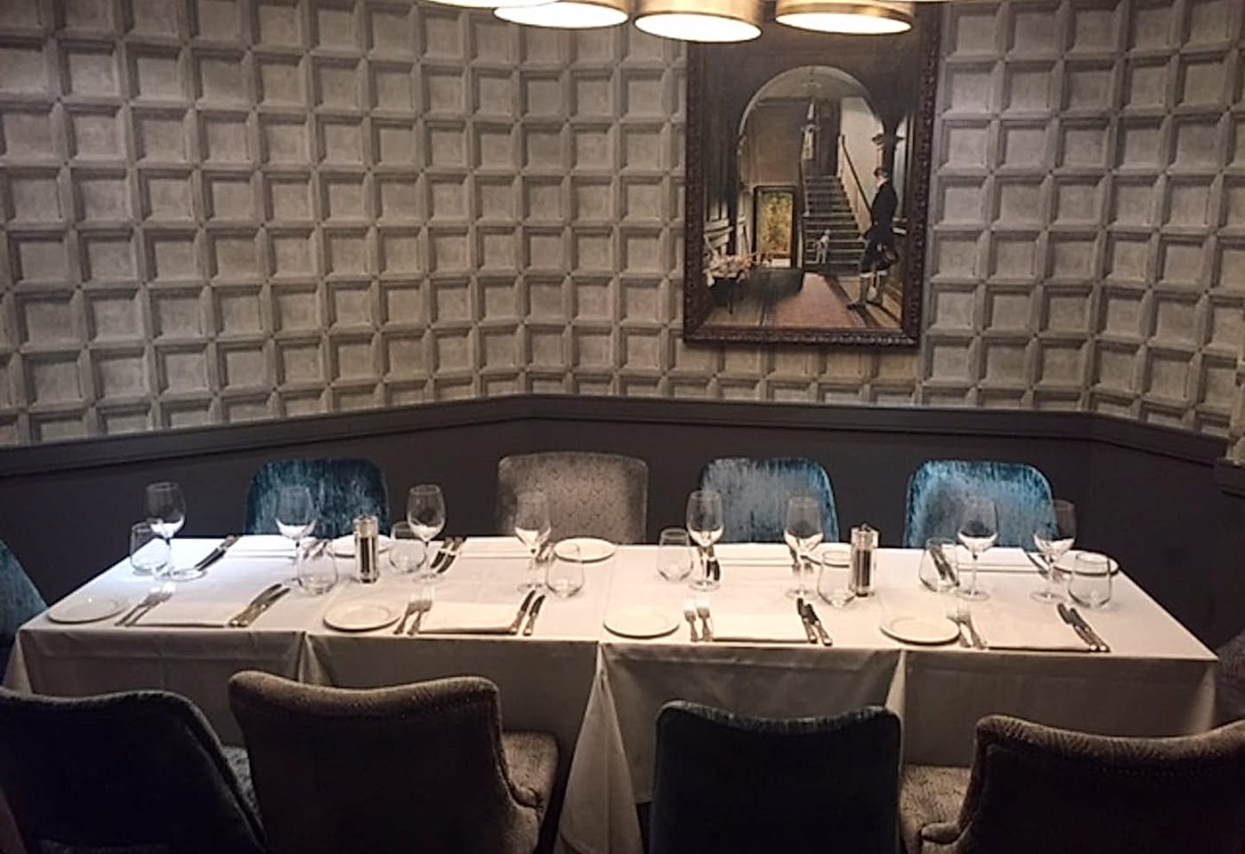 Balls Brothers Minster Court Private Dining Room London Bridge Christmas Dinner