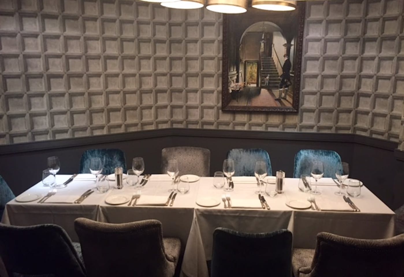 Balls Brothers Minster Court Private Dining Room London Bridge Christmas Dinner