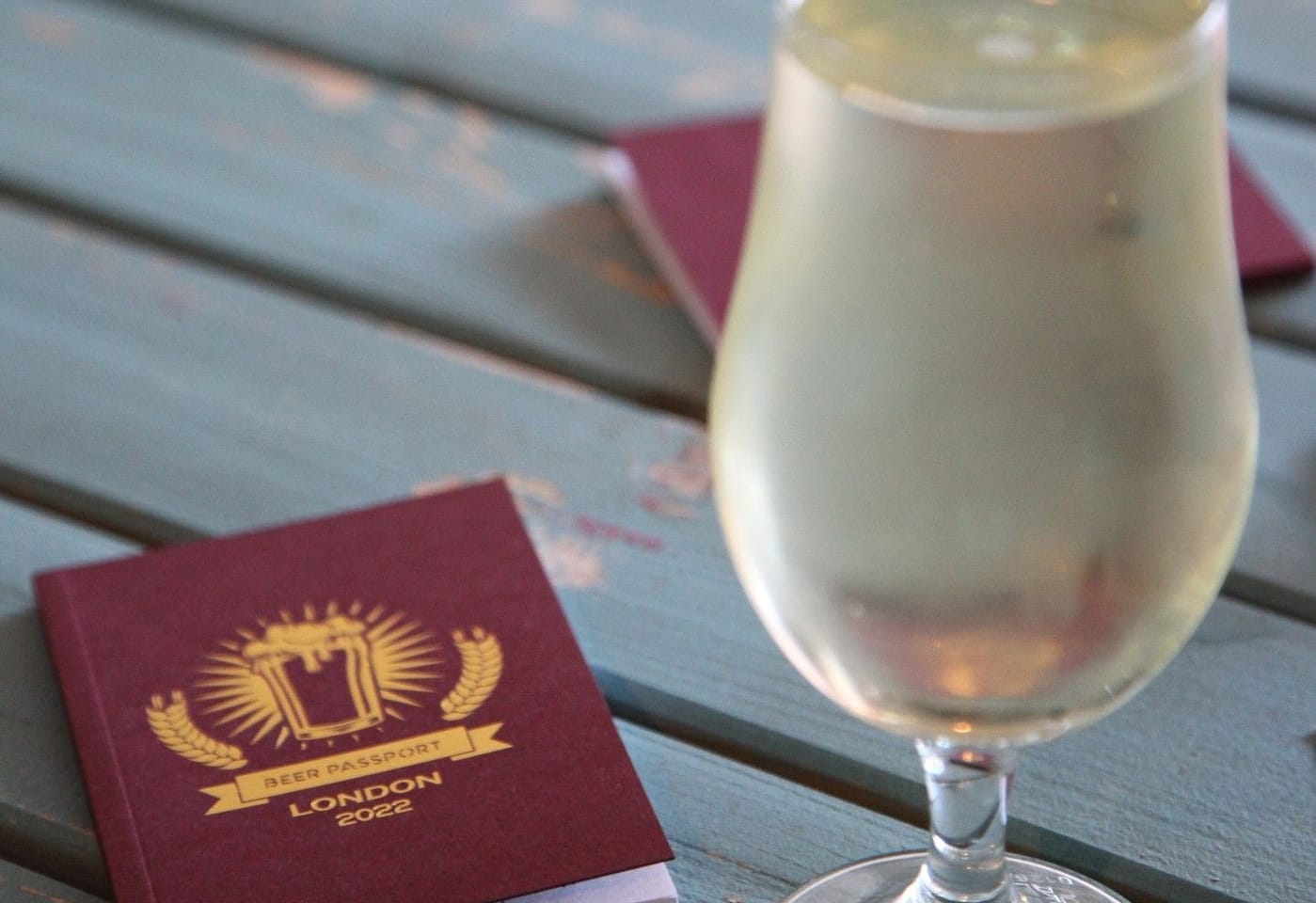 glass of mead at gosnells meadery and taproom in bermondsey london