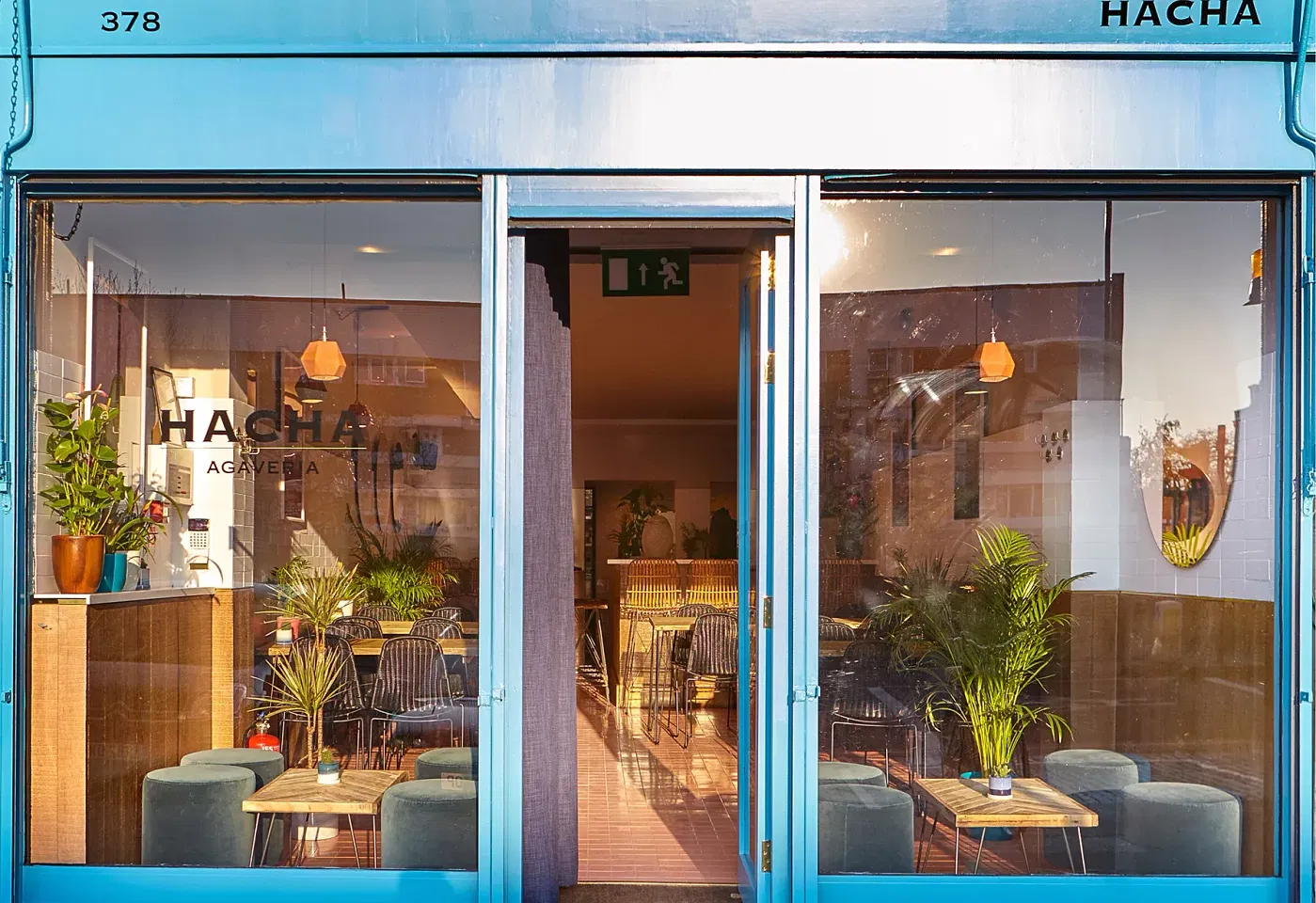exterior of hacha in dalston in london