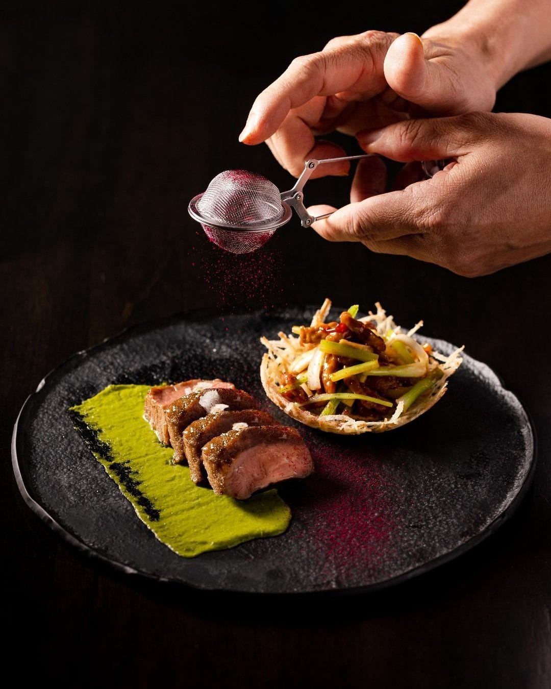 dish at hakkasan private dining chinese new year london