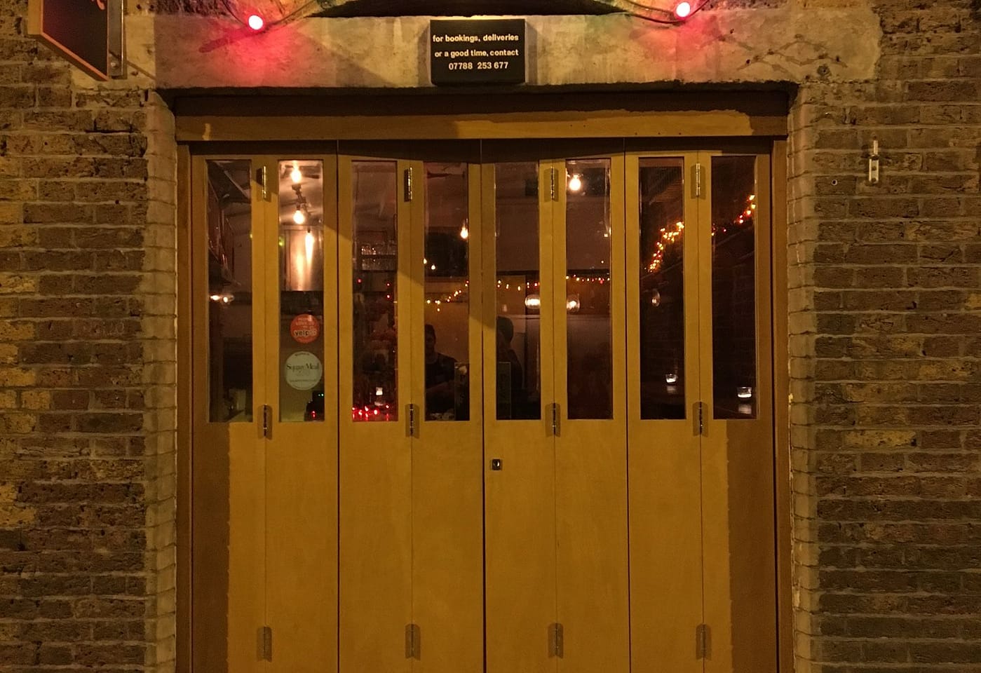 exterior of home bar in old street in london