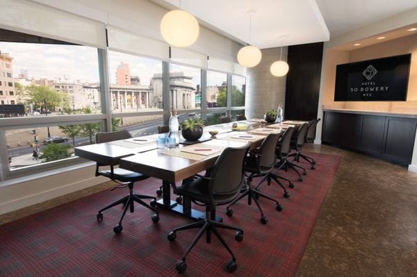 hotel 50 bowery lower manhattan meeting rooms NYC