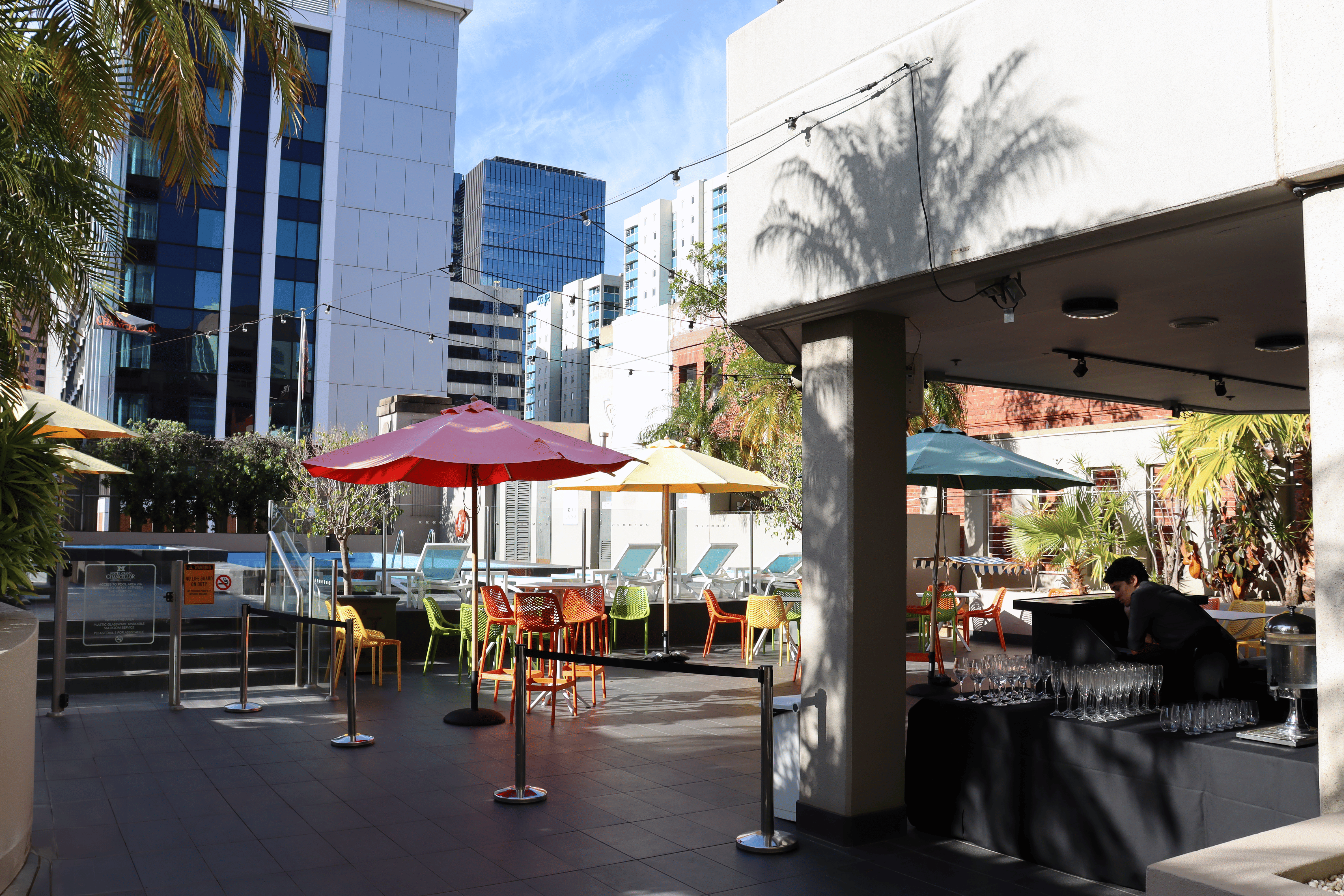 Hotel Grand Chancellor Adelaide | Poolside | Venue Hire Adelaide | 3
