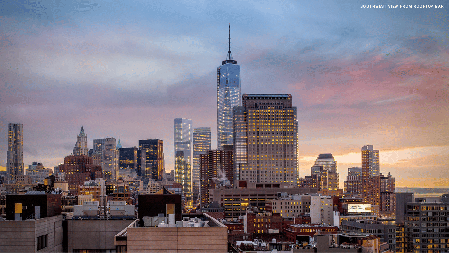 hotel hugo rooftop bars tribeca private events nyc