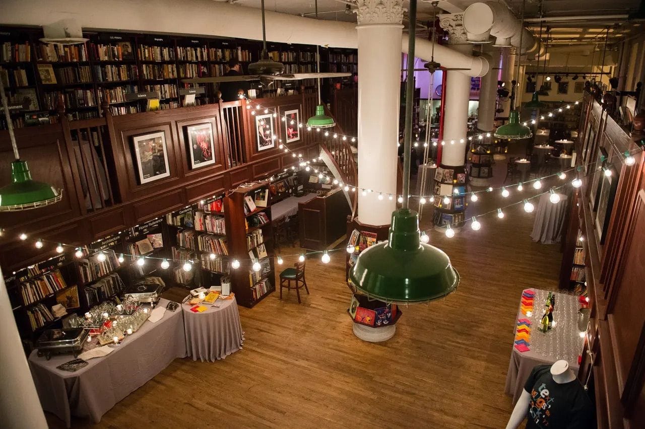 This small wedding venue is one for the books: Housing Works Bookstore1