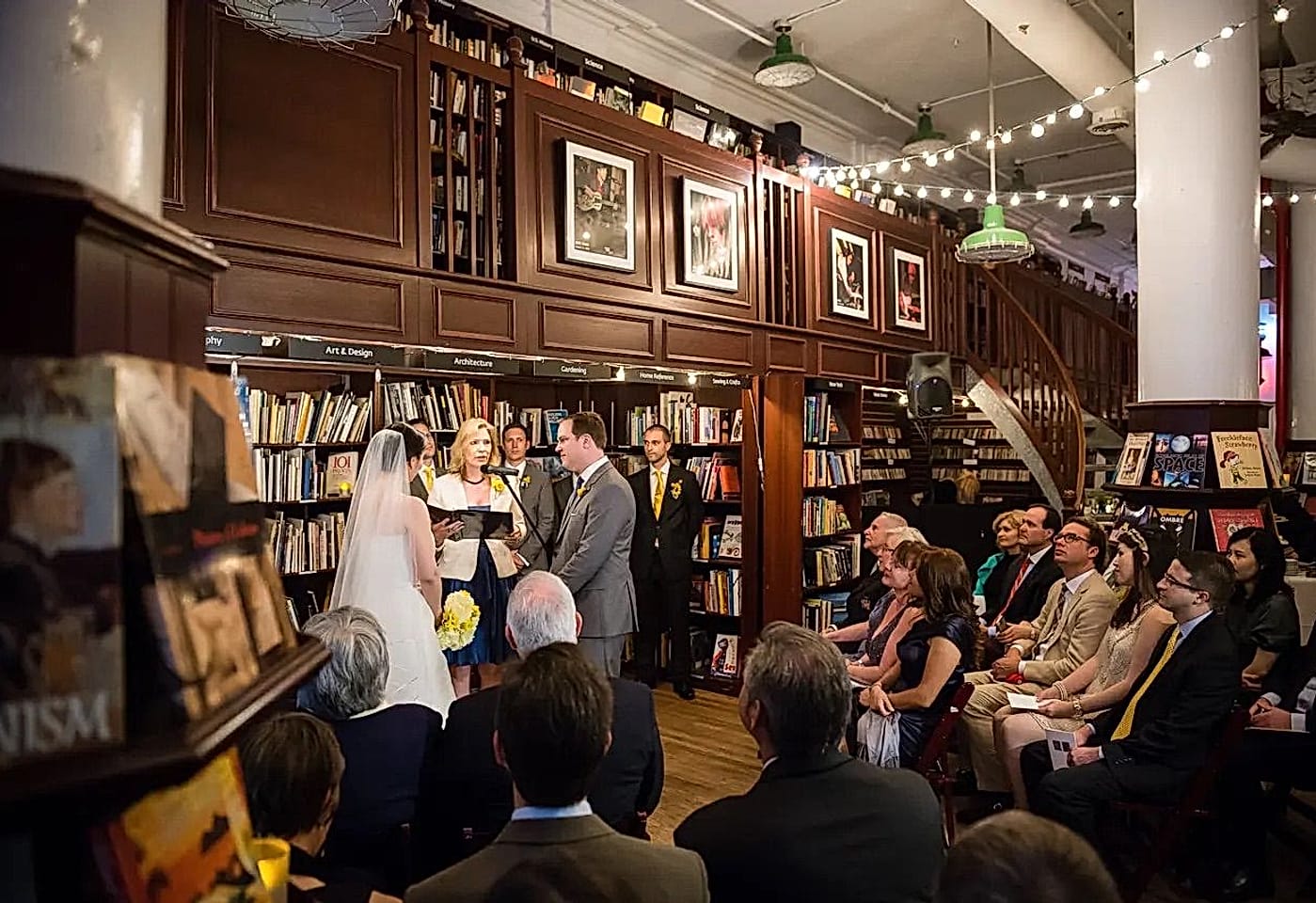 This small wedding venue is one for the books: Housing Works Bookstore image 2