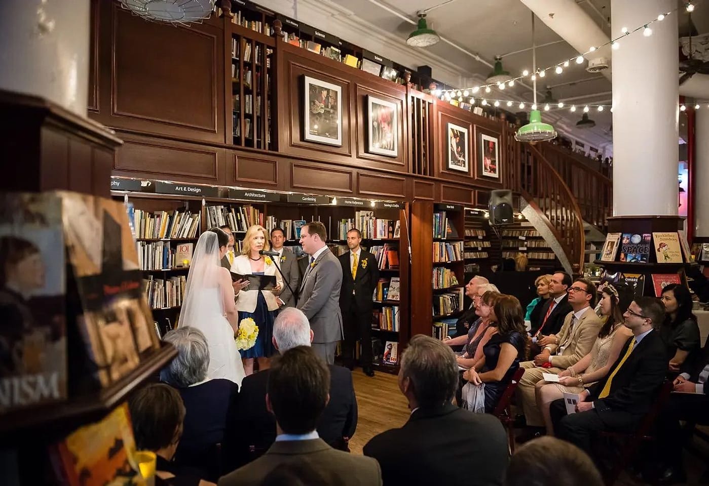 This small wedding venue is one for the books: Housing Works Bookstore image 2