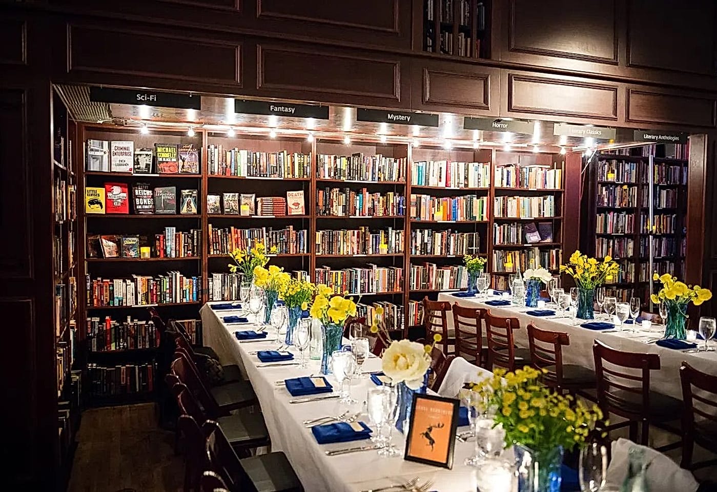 This small wedding venue is one for the books: Housing Works Bookstore image 3