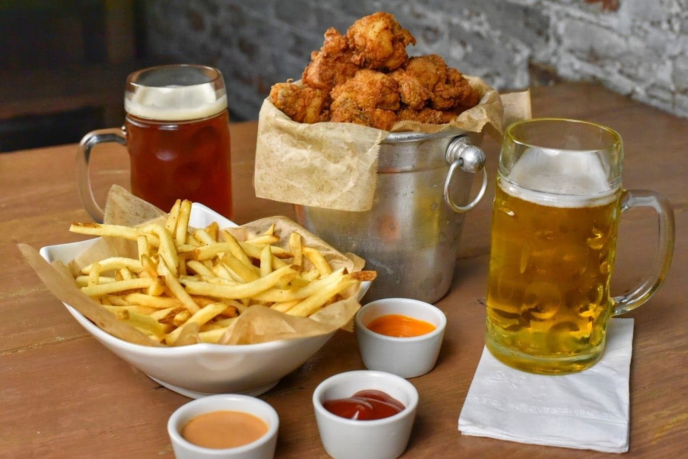 houston hall beer garden lower manhattan nyc