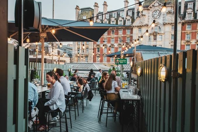 A Christmas party venue with stunning city views: The Roof Terrace at Market Halls Victoria  image 2