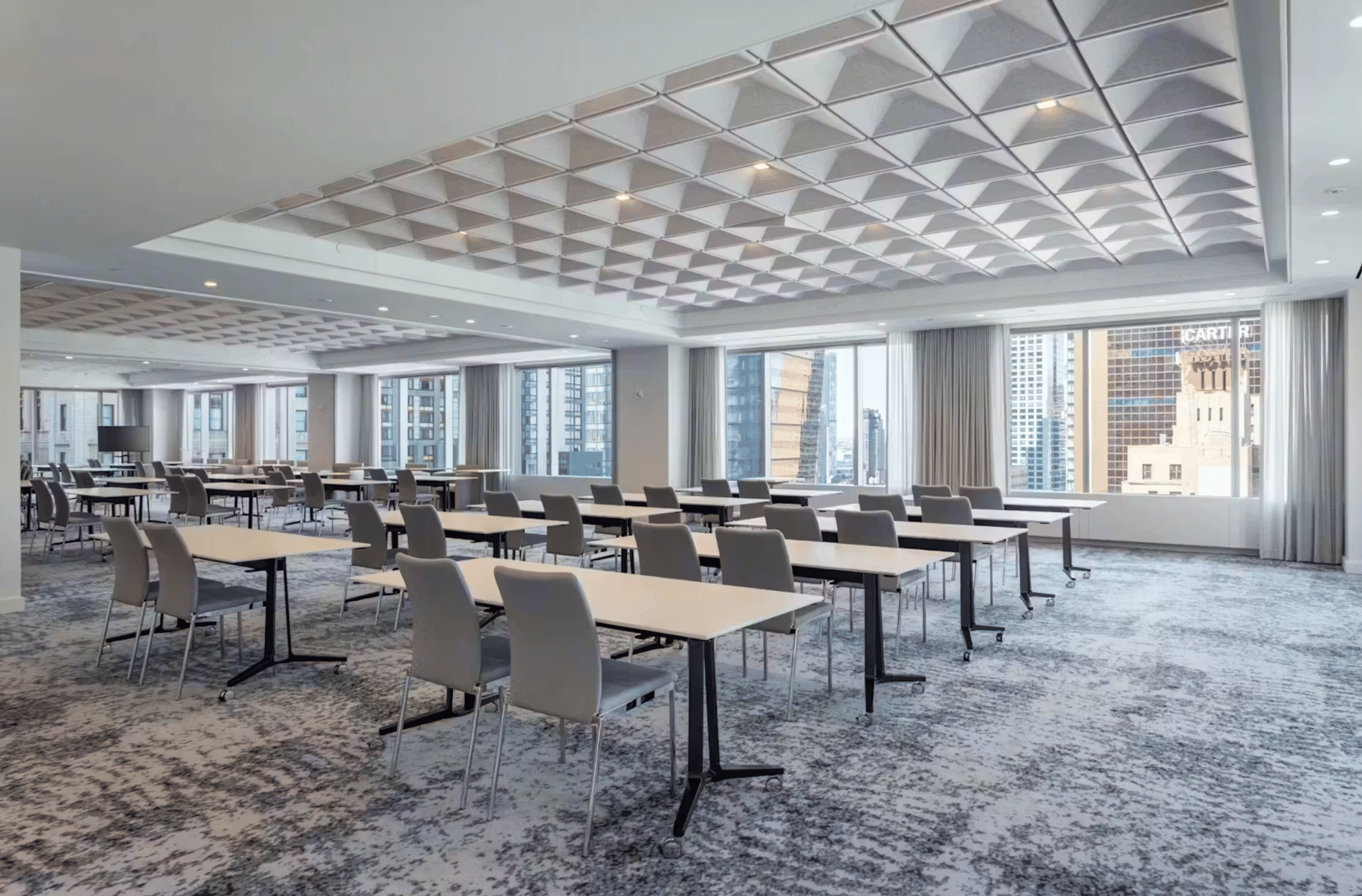 An elegant, minimalist event venue in a maximalist area: 3 Times Square  image 3