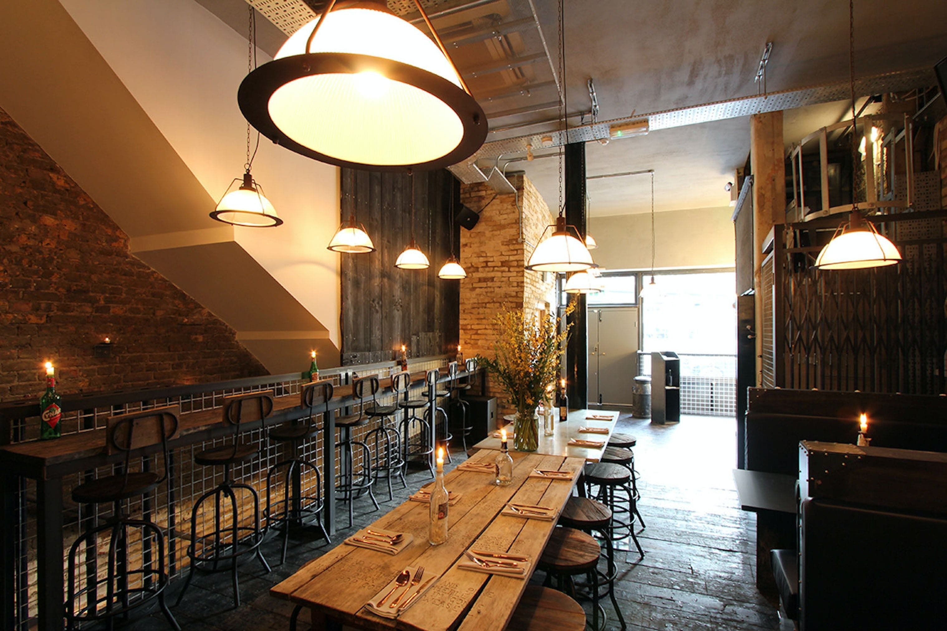 Unique Shoreditch venue for private dining events: Iron Bloom1