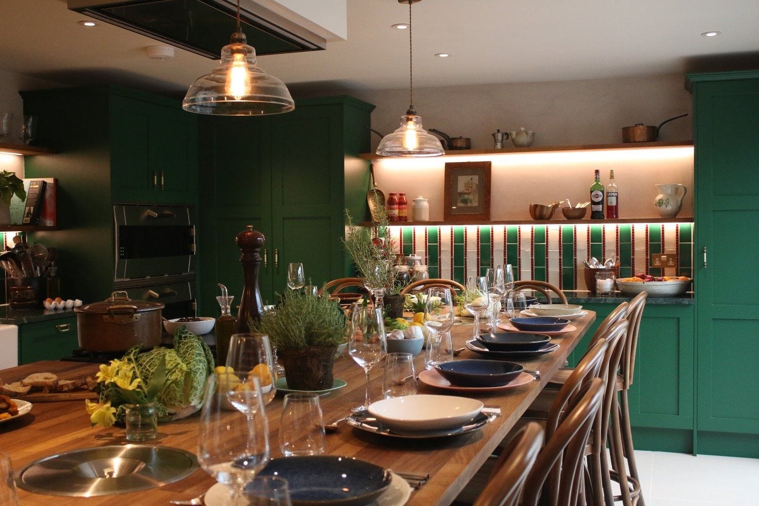 italian design kitchen at enrica rocca cooking school notting hill private dining london