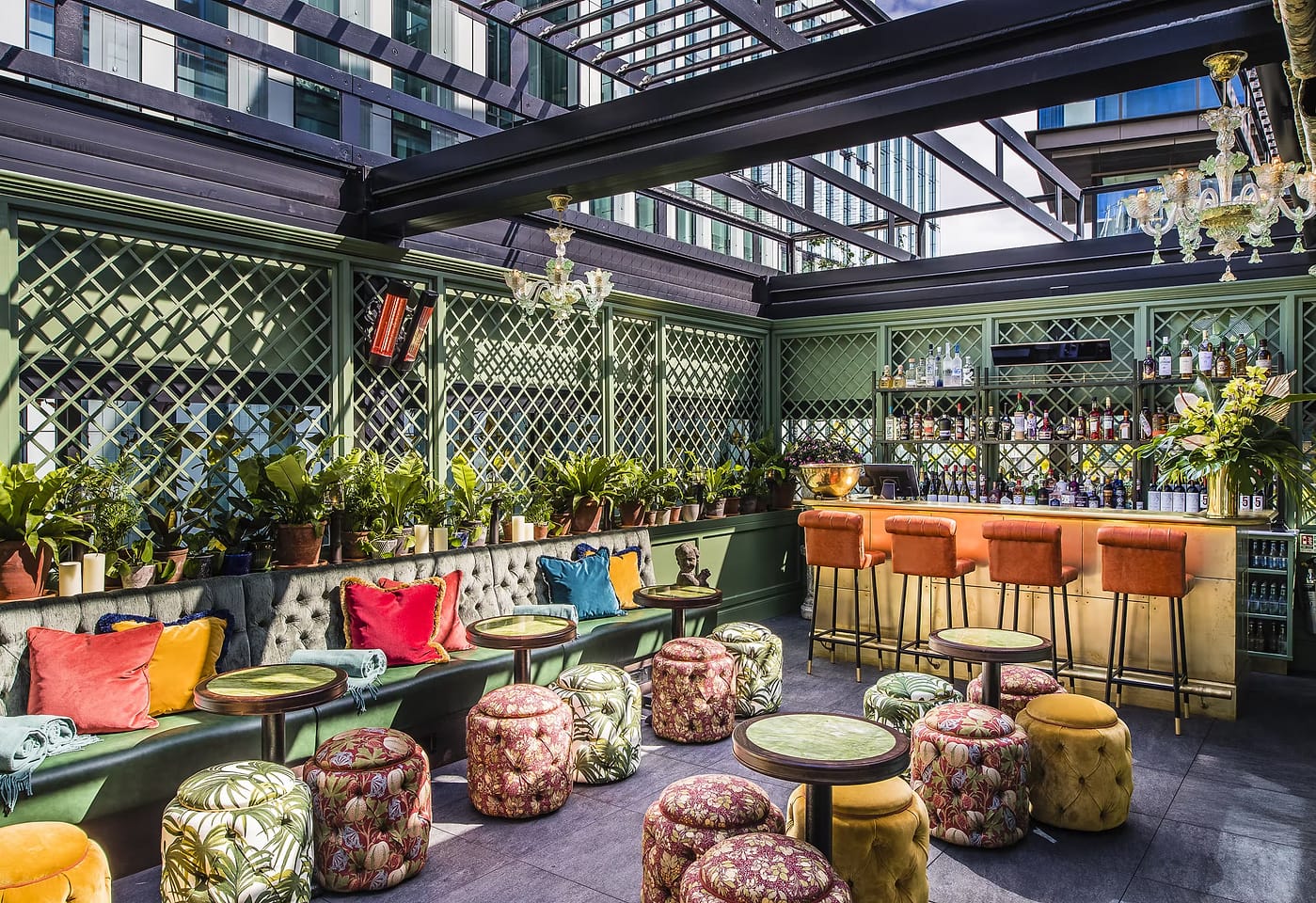 ivy manchester rooftop bar