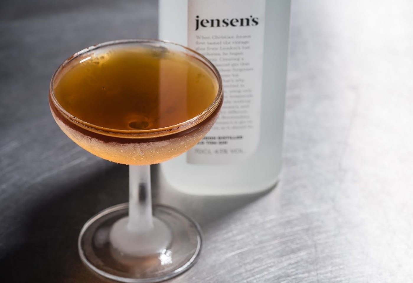 gin cocktail at jensens at bermondsey distillery in bermondsey london