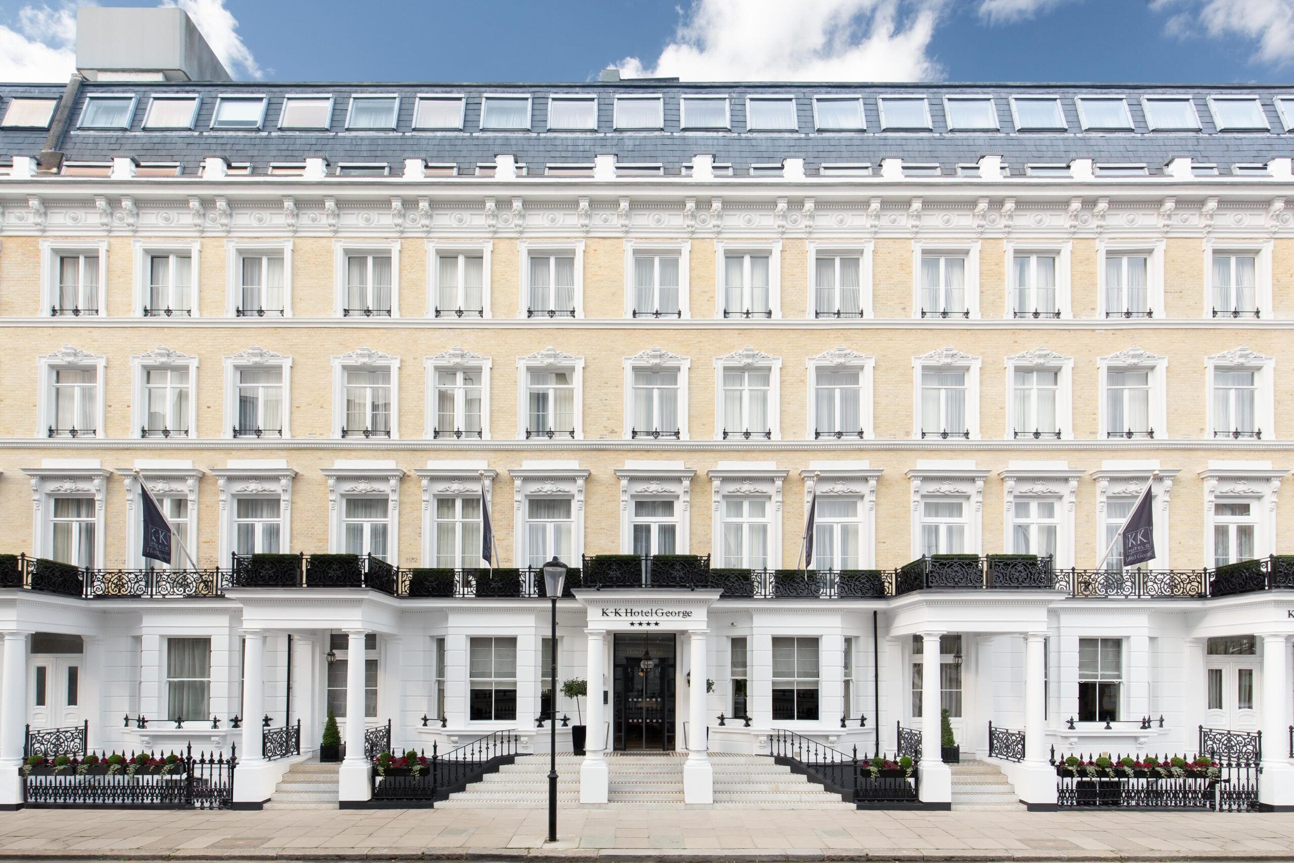 exterior of kk hotel george kensington earls court london venue