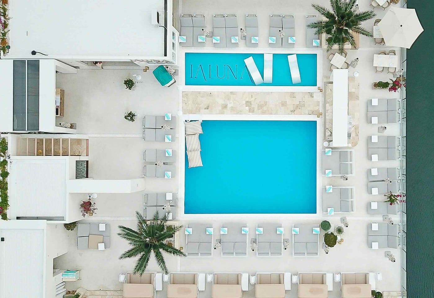 La Luna Beach Club (Pool) | Birds Eye View of Pool | Venue Hire Gold Coast | 1