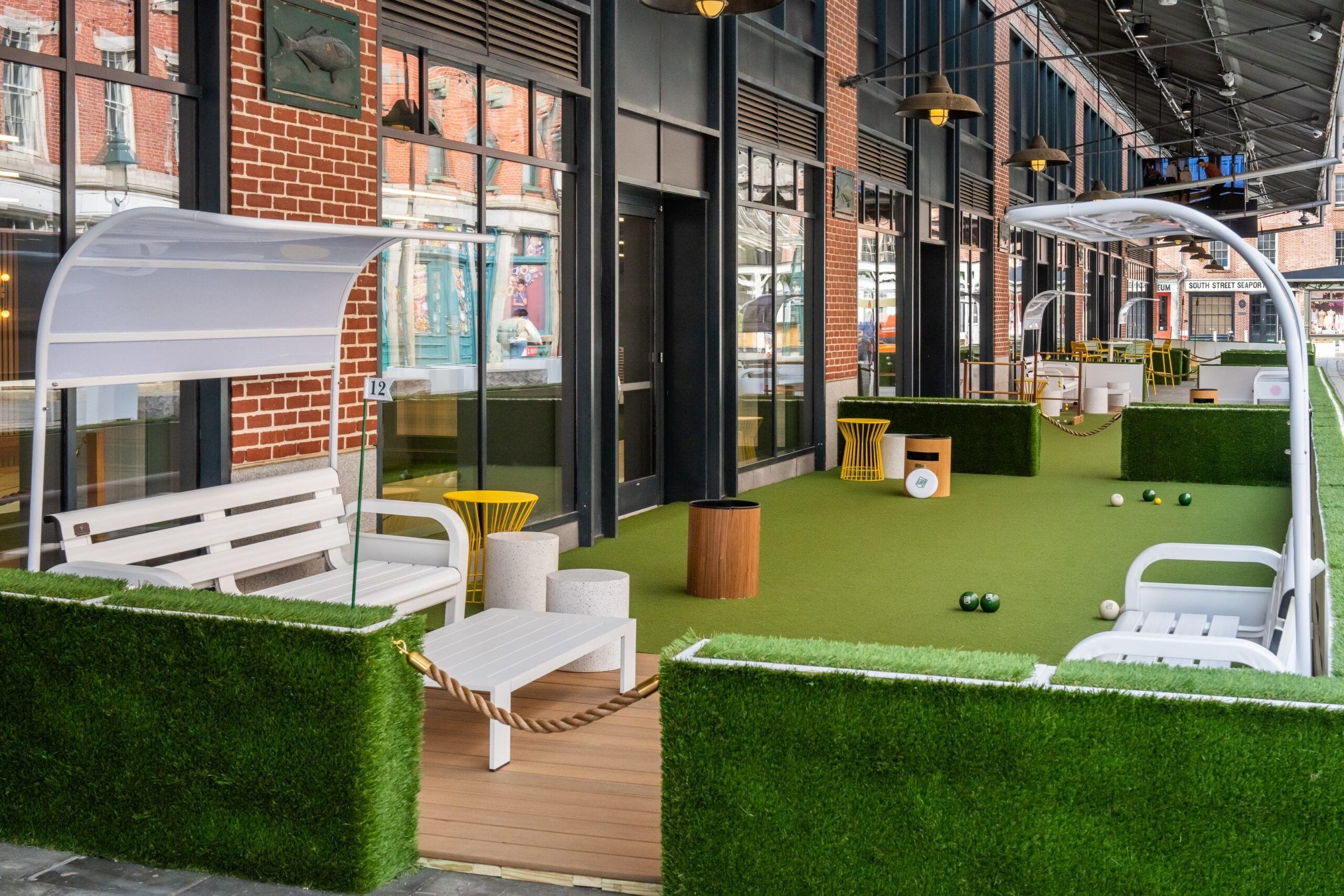 Sow the seeds of success at this NYC team activity venue: Lawn Club 1