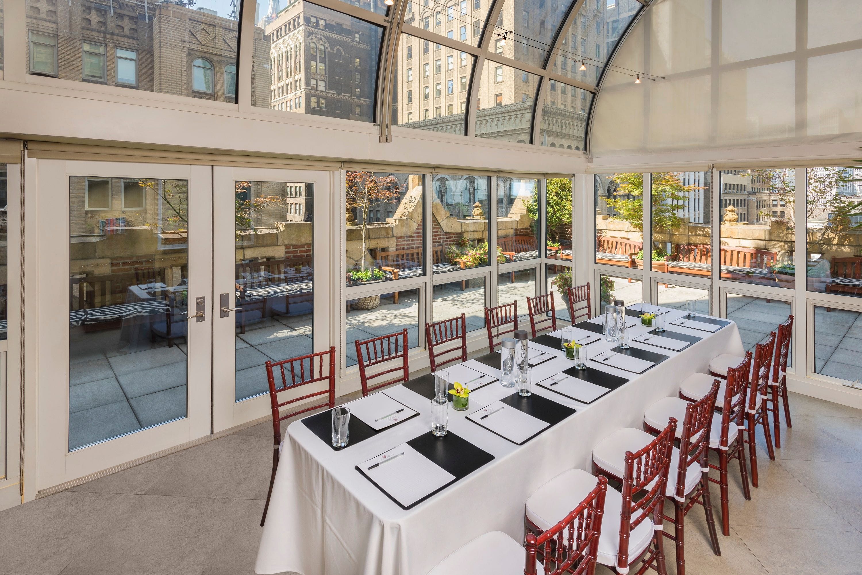 library hotel meeting rooms midtown corporate event space rental 