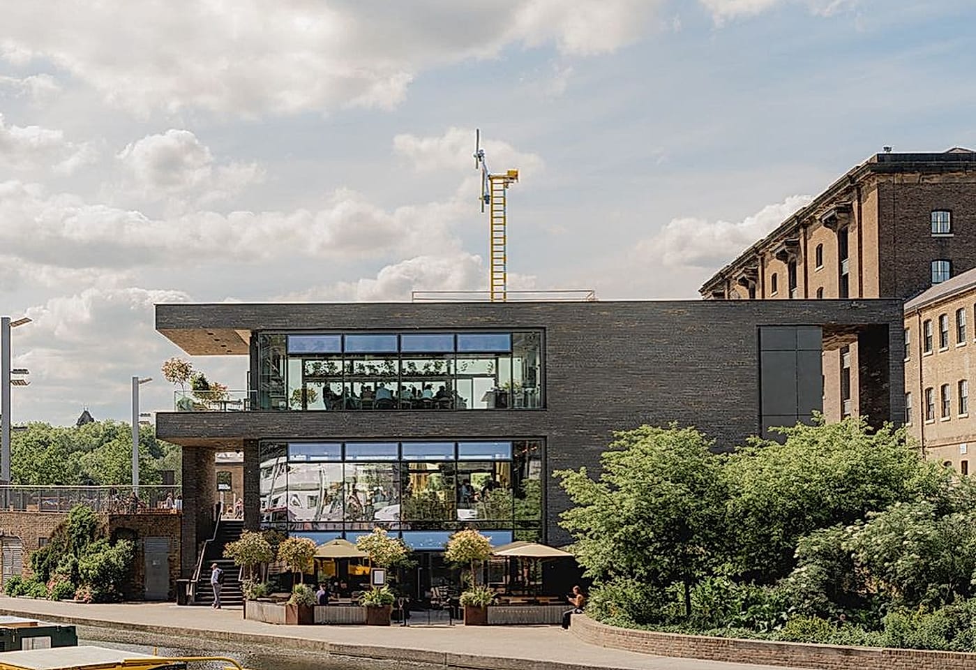the lighterman exterior regents canal kings cross london