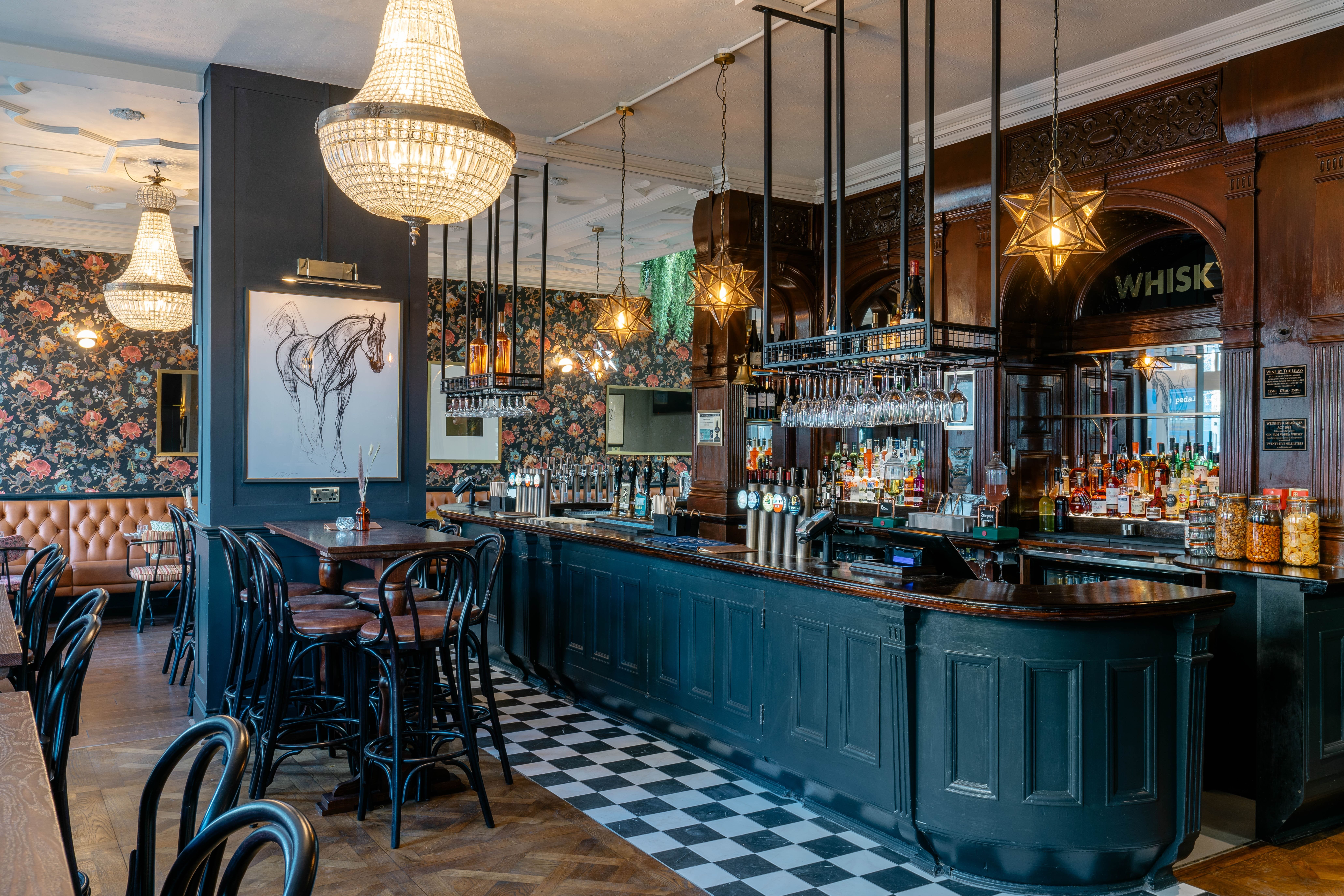 interior of the lillie langtry earls court london bar