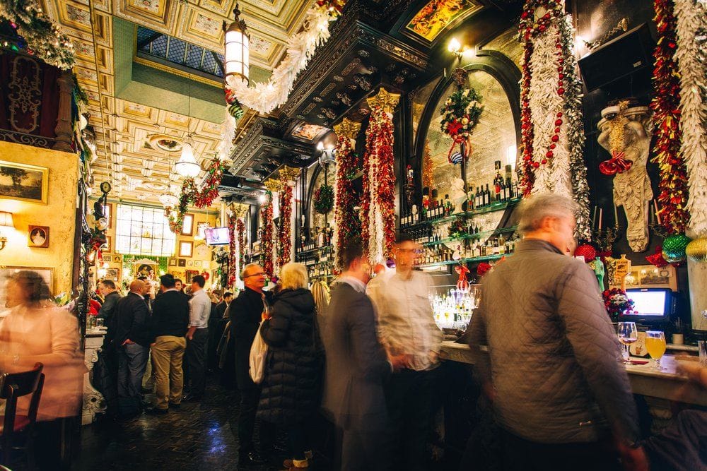 lillies victorian establishment christmas party venue event nyc
