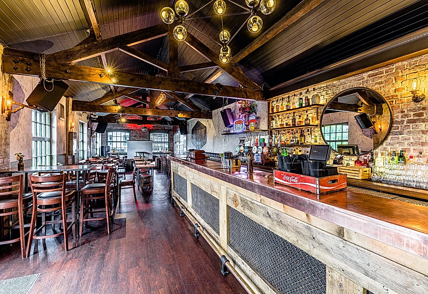 interior of lockside camden bar in camden town london
