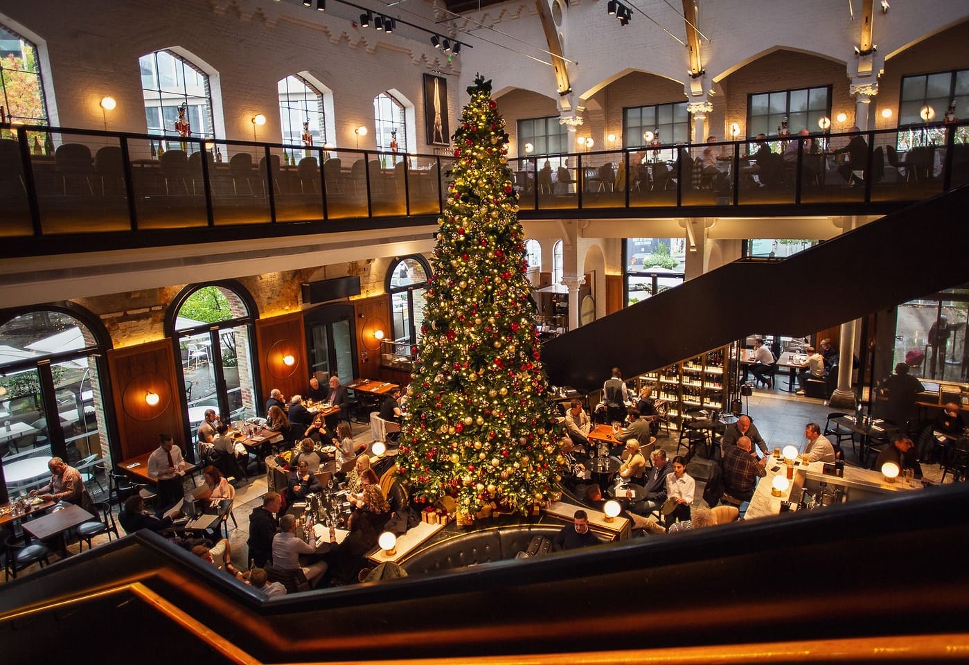 london christmas private dining german gymnasium