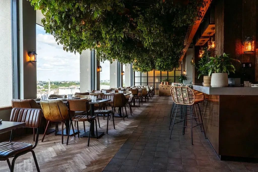 A glowing rooftop private dining room in the West End: Madera at Treehouse London image 3