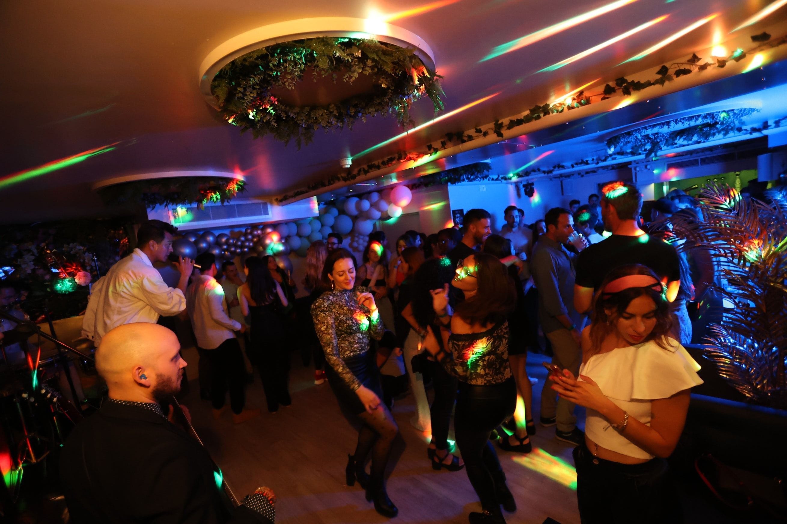 people at mestizo chelsea new years eve party venue london